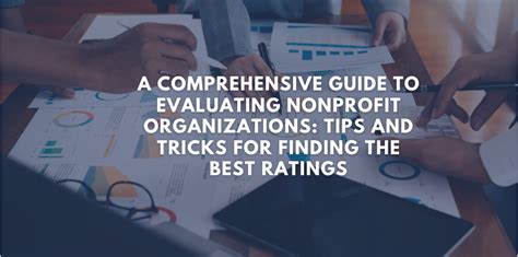 Guide to Nonprofit Ratings .
